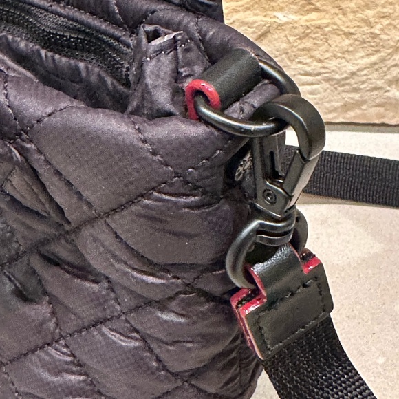 MZ Wallace Petite Metro Deluxe Black Crossbody Bag - Picture 12 of 16